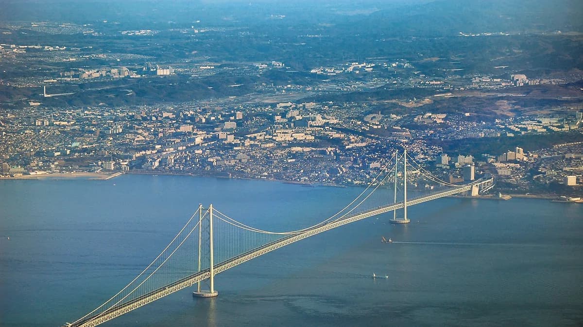 Akashi Kaikyo Bridge in Japan