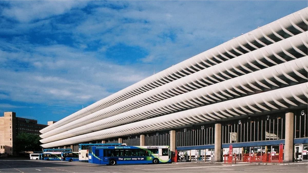 Preston Bus Station in United Kingdom